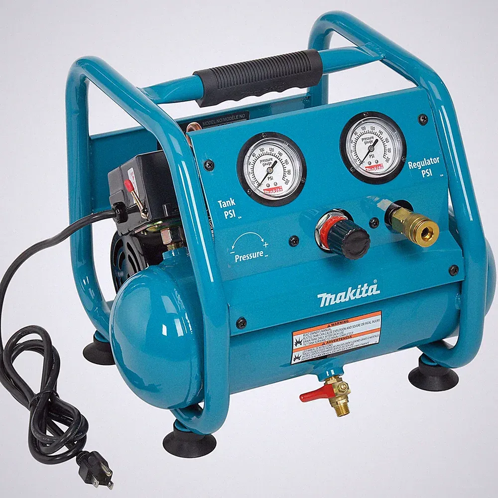 Hand Carry Hot Dog Compressor 0.17 HP 1 Gallon 125 PSI 0.45 CFM 1-Phase 120V